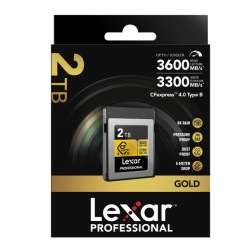 CFexpress PRO Type B GOLD 4.0 series 2TB - R3600 W3300MB s
