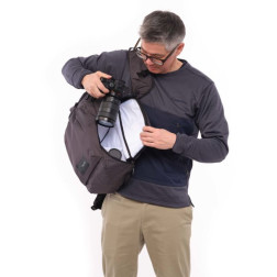 Side Lite 22 Backpack - Black White