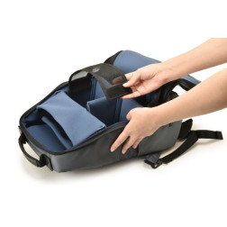 RR4 06C GRY Nylon Leather Camera bag grey