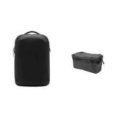 Travel Backpack 20L Black Content Bundle - Small Cube