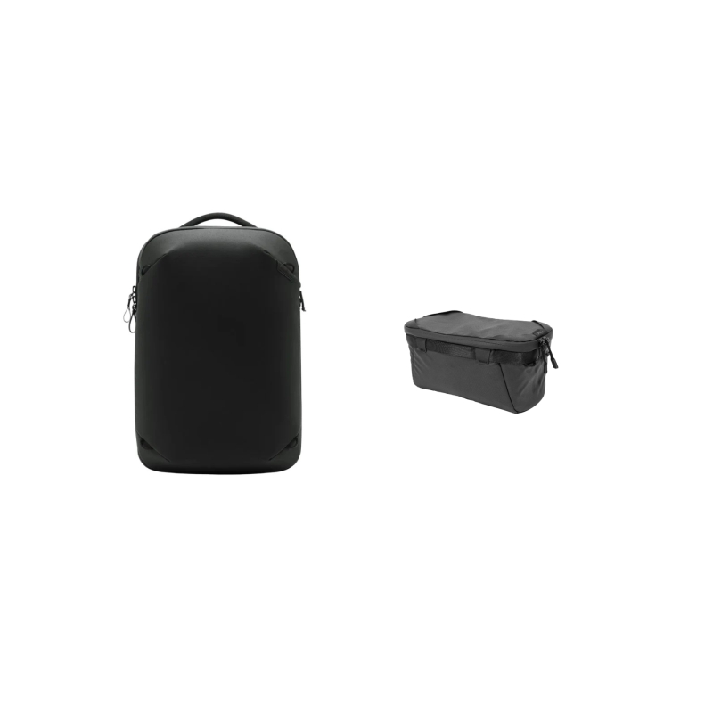 Travel Backpack 20L Black Content Bundle - Small Cube Travel Backpack 20L Black Content Bundle - Small Cube