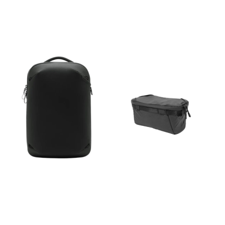 Travel Backpack 20L Black Content Bundle - Small Cube