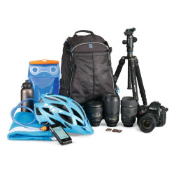 ULTRALIGHT sports DayPack 300 black, camera backpack