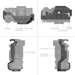 3594 Cage for Sony Alpha 7SIII 7IV 7R IV 1 avec grip