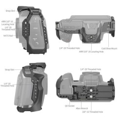 4785 Camera Cage for Blackmagic Design Cinema 6K