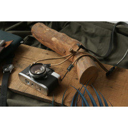 ACAM P12 Flynn camera strap nylon leather tan