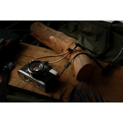 ACAM P12 Flynn camera strap nylon leather tan
