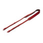 ACAM 284 leather camera strap red