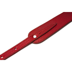 ACAM 284 leather camera strap red