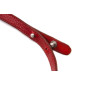 ACAM 284 leather camera strap red