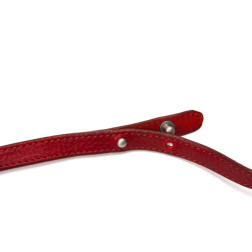 ACAM 284 leather camera strap red