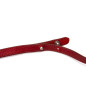 ACAM 284 leather camera strap red