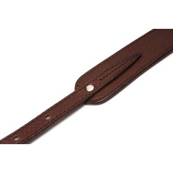 ACAM 284 leather camera strap dark brown