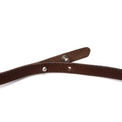 ACAM 284 leather camera strap dark brown