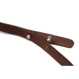 ACAM 284 leather camera strap dark brown