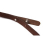 ACAM 284 leather camera strap dark brown