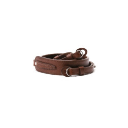ACAM 284 leather camera strap dark brown