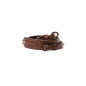 ACAM 284 leather camera strap dark brown