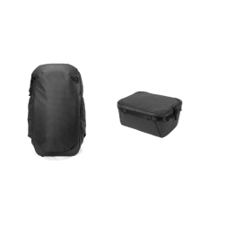 Travel Backpack 30L - Black Content Bundle - S-Medium Cube