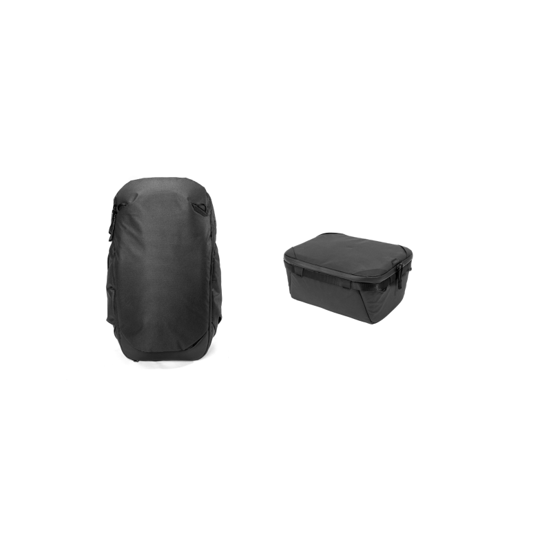 Travel Backpack 30L - Black Content Bundle - S-Medium Cube Travel Backpack 30L - Black Content Bundle - S-Medium Cube