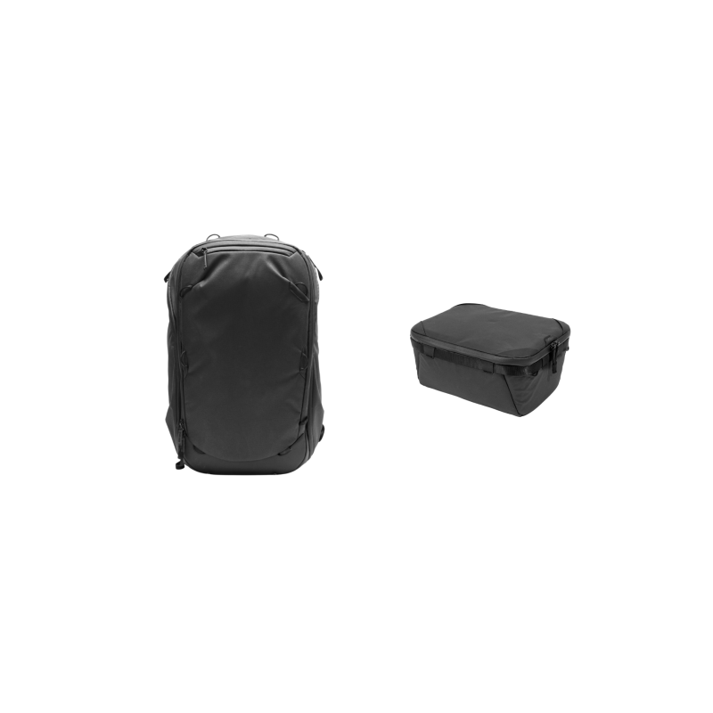 Travel Backpack 45L - Black Content Bundle - Medium Cube Travel Backpack 45L - Black Content Bundle - Medium Cube