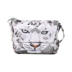 6045 Creative Design Sling Bag(Wild China Film Series With Snow Leopard Pattern)