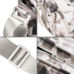 6045 Creative Design Sling Bag(Wild China Film Series With Snow Leopard Pattern)