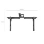 6258 Dual Tripod Support for Camera Cart 6258 Dual Tripod Support for Camera Cart