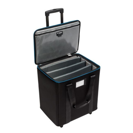 Air Case 1x1 LED 3-Panels with wheels - Black