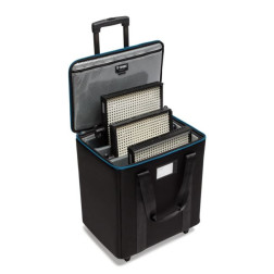 Air Case 1x1 LED 3-Panels with wheels - Black