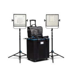 Air Case 1x1 LED 3-Panels with wheels - Black