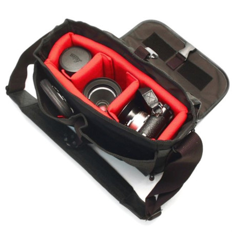 ACAM 7100 canvas/nylon camerabag black