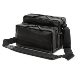 GCAM 1000 leather camera bag black
