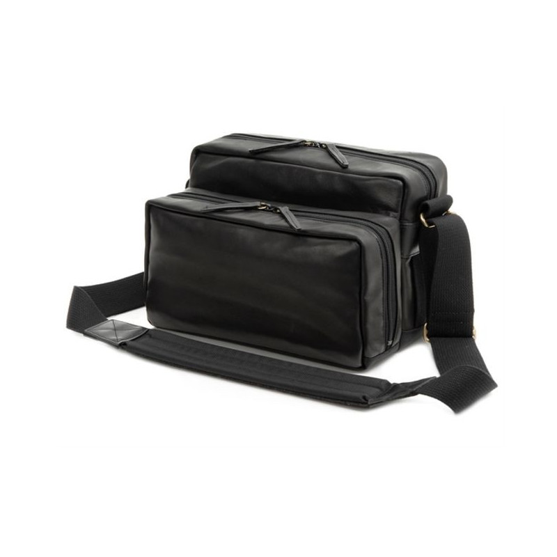 GCAM 1000 leather camera bag black GCAM 1000 leather camera bag black