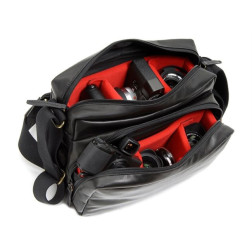 GCAM 1000 leather camera bag black