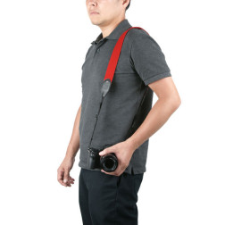 ACAM 112A acrylic camera strap red