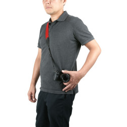 ACAM 112A acrylic camera strap red