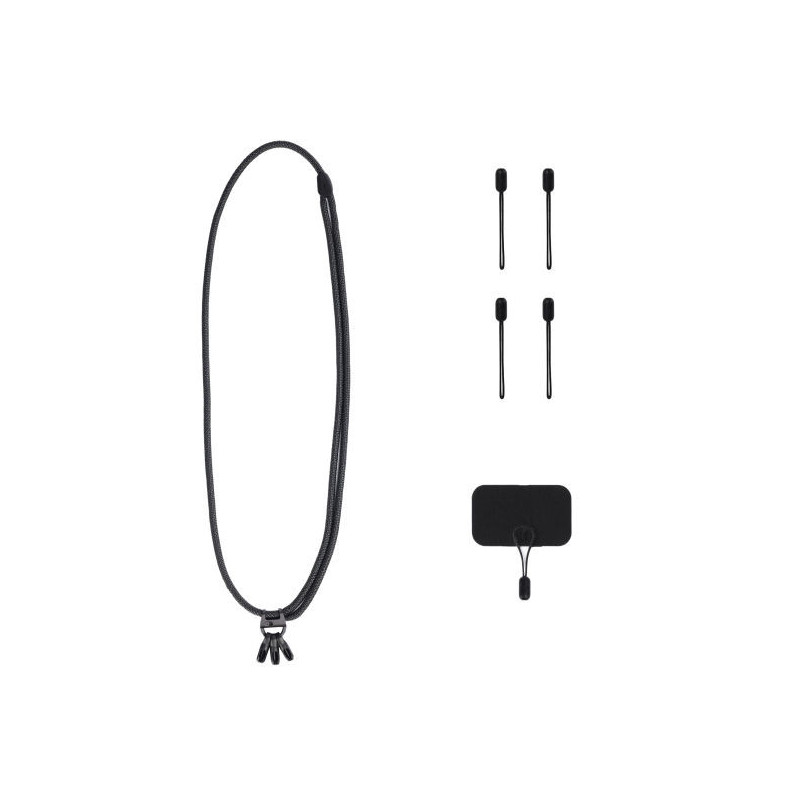Mobile // Crossbody Multi-Strap // Black