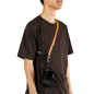Form Leather Camera Strap Short Amber