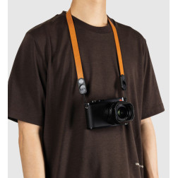 Form Leather Camera Strap Neck Amber