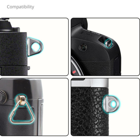 5686 Quick Release Shoulder Strap for Ricoh GR Series (Black)