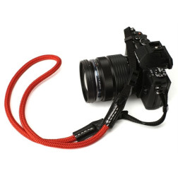 ACAM 307N silk camera strap red