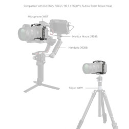 4481 HawkLock Quick Release Cage for Sony A 7R V   A 7 IV   A 7S III   A 1