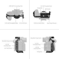 4824 HawkLock Quick Release Cage for Panasonic LUMIX GH7 GH6