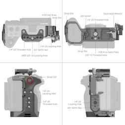4770 HawkLock Quick Release Cage Kit for Sony FX3   FX30