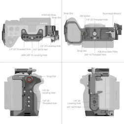 4771 HawkLock Quick Release Advanced Cage Kit for Sony FX3   FX30