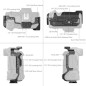 5623 Cage for Canon EOS R5 Mark II with Battery Grip BG-R20 5623 Cage for Canon EOS R5 Mark II with Battery Grip BG-R20