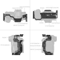 4159B HawkLock Quick Release Cage for Canon EOS R6 Mark II