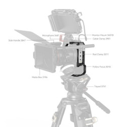 4159B HawkLock Quick Release Cage for Canon EOS R6 Mark II