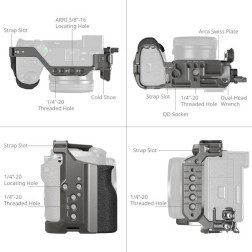 5060 HawkLock Quick Release Cage Kit for Sony Alpha 6700